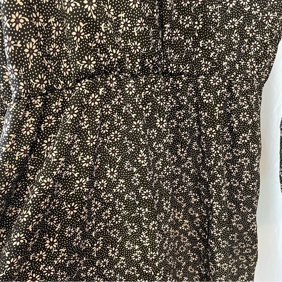 NWT Prettygarden Cottagecore Prairie Boho Floral Faux Wrap High Low Dress Size M - Picture 8 of 9
